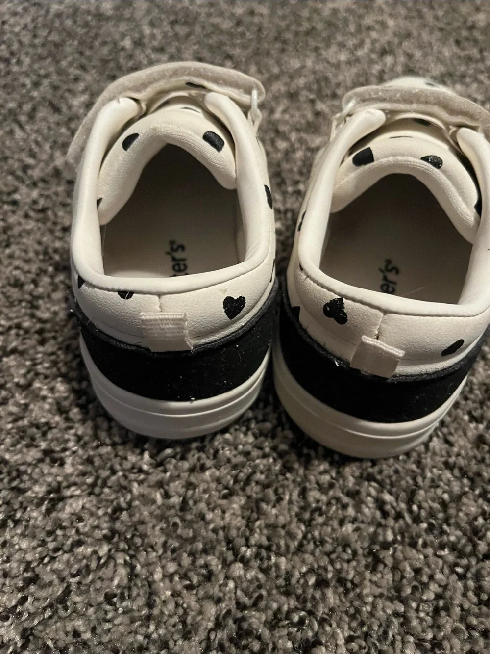 Carters girls Velcro shoes